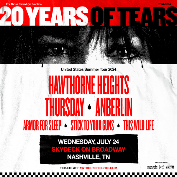 20 YEARS OF TEARS WITH HAWTHORNE HEIGHTS