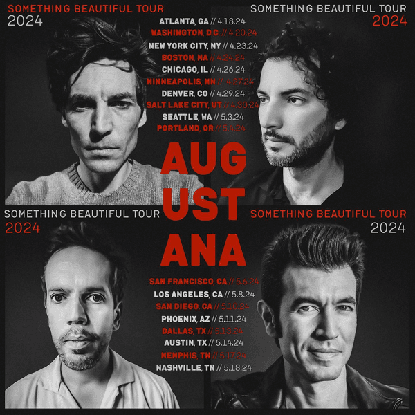 Augustana: Something Beautiful Tour w/ verygently