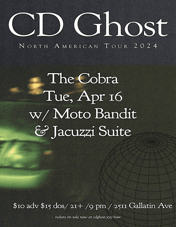 CD Ghost // Moto Bandit // Jacuzzi Suite