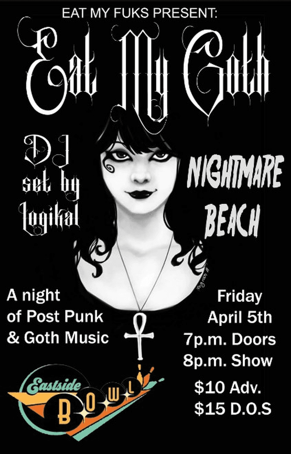 EAT MY GOTH: A NIGHT OF GOTH AND POST-PUNK MUSIC
