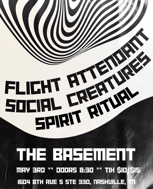 Flight Attendant w/ Social Creatures & Spirit Animal