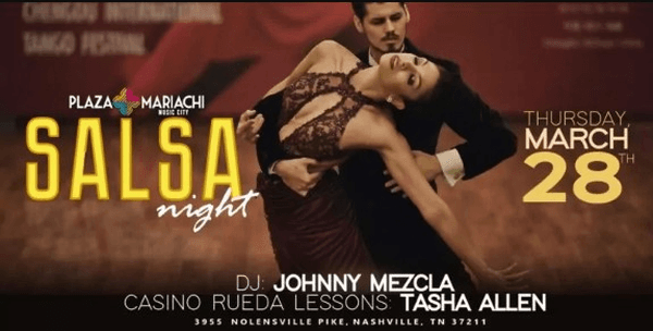 Salsa Night with DJ Johnny Mezcla at Plaza Mariachi
