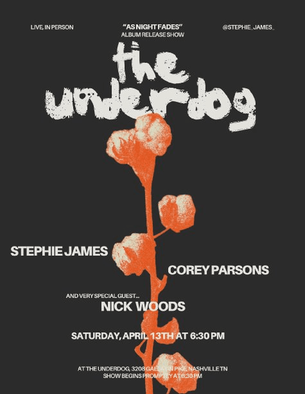 Stephie James // Corey Parsons // Nick Woods