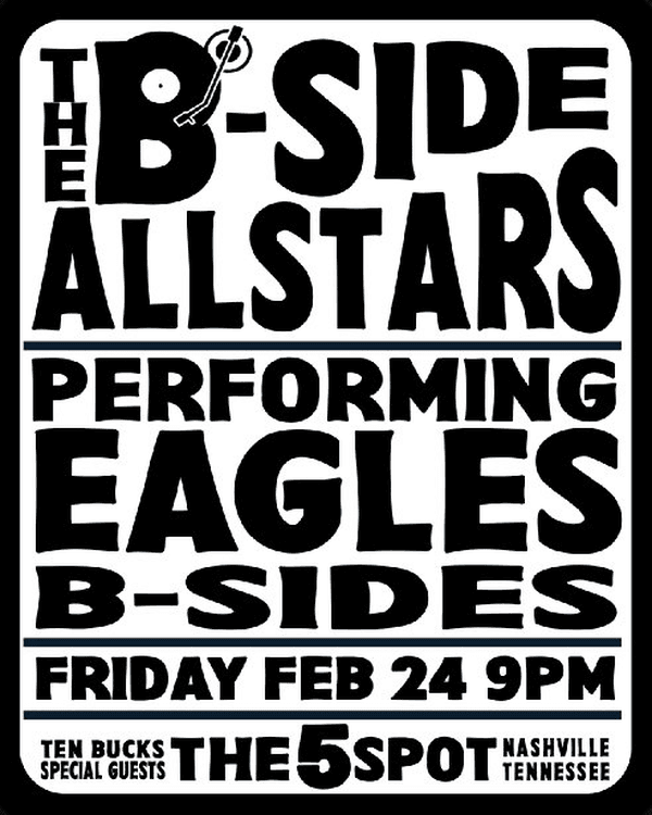 The B-Side Allstars performing Eagles B-Sides