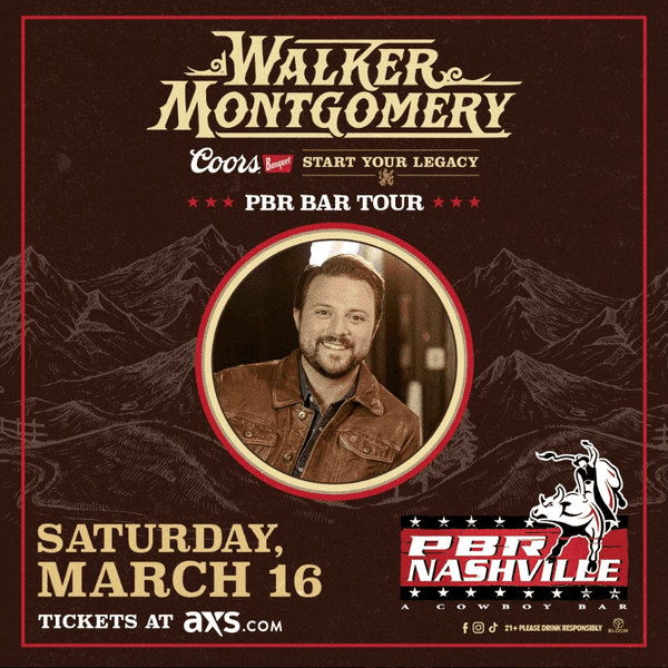 Walker Montgomery Coors Banquet Start Your Legacy Tour