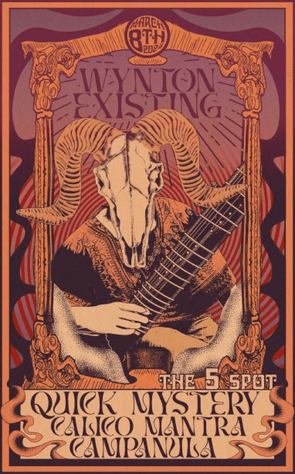 Wynton Existing, Campanula, Calico Mantra, Quick Mystery