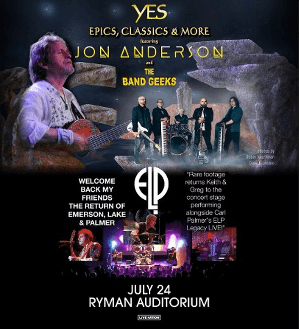 YES EPICS, CLASSICS & MORE FEATURING JON ANDERSON AND THE BAND GEEKS