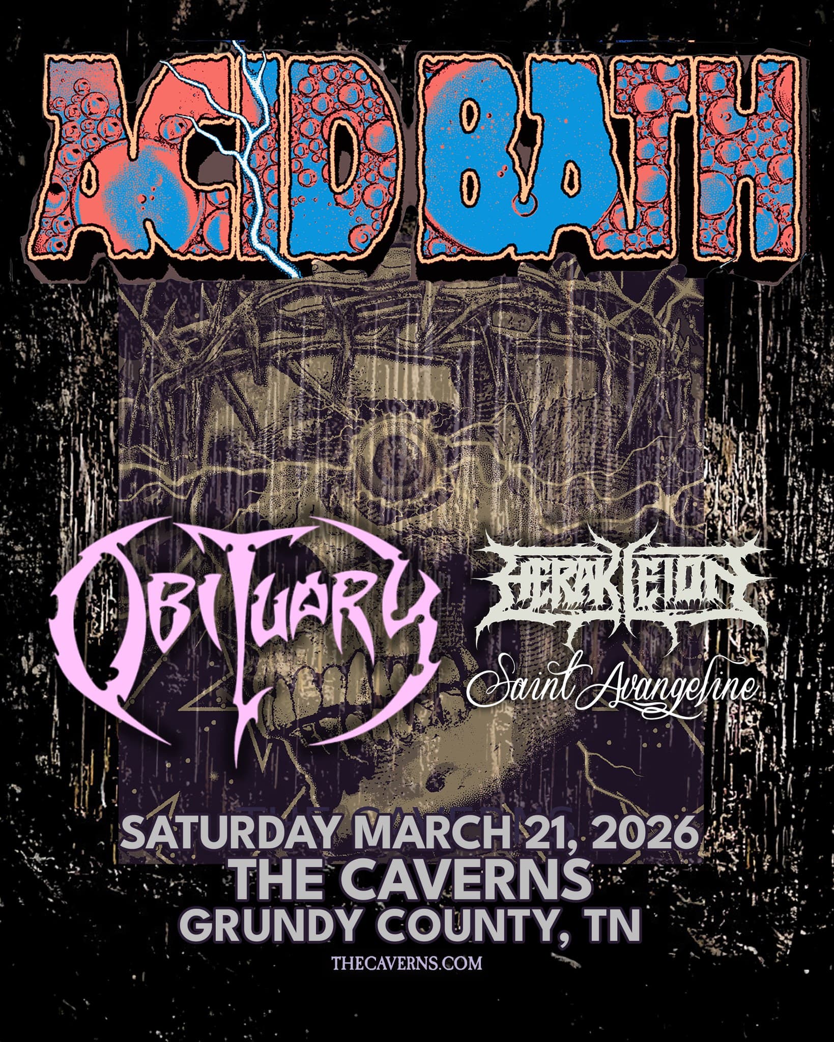 Acid Bath // Obituary // Herakleion // Saint Avangeline