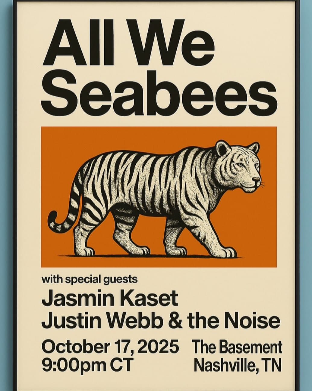 All We Seabees // Jasmin Kaset // Justin Webb & The Noise