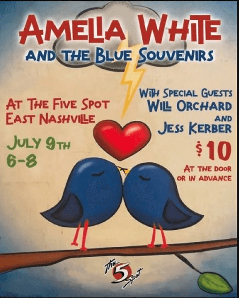 Amelia White,w/ Will Orchard and Jess kerber