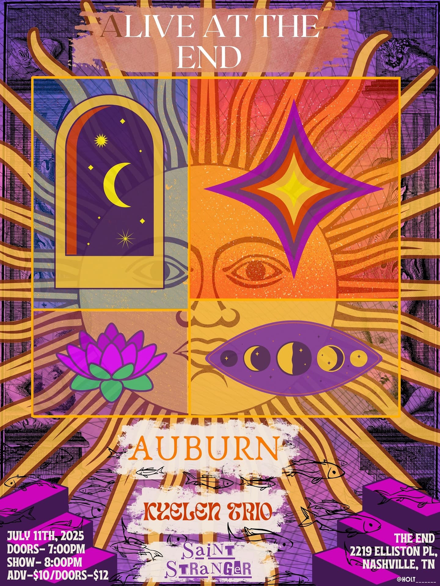 Auburn // Kyelen Trio // Saint Stranger