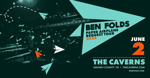 Ben Folds in The Caverns - Paper Airplane Request Tour