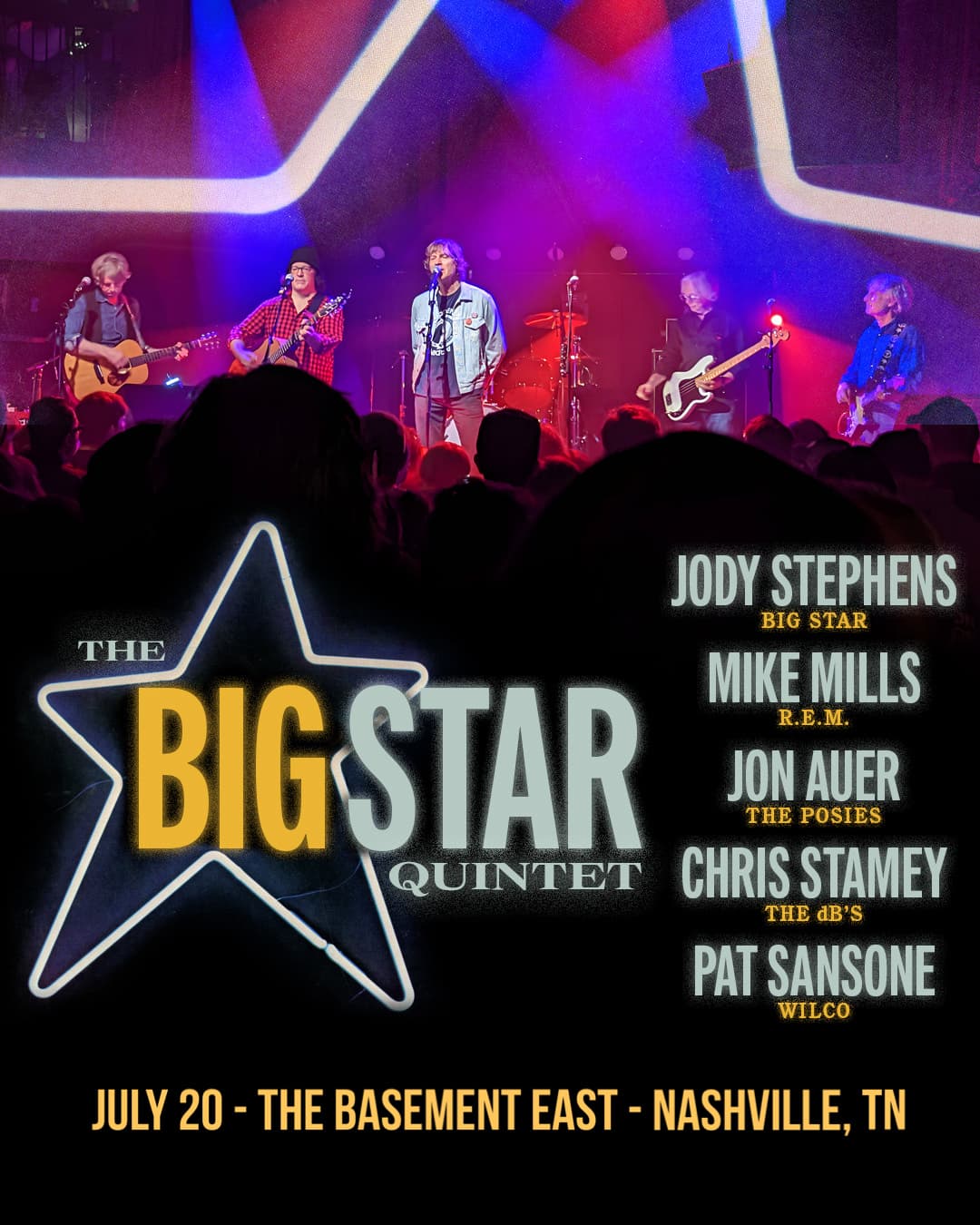 Big Star Quintet // Jody Stephens // Mike Mills // Jon Auer // Chris Stamey // Pat Sansone