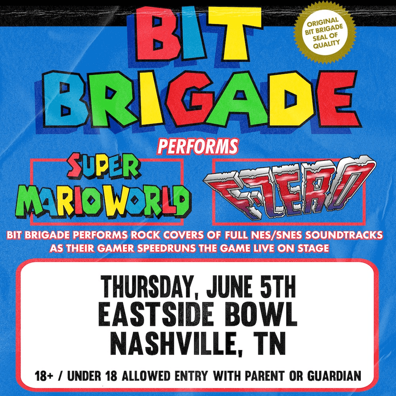 Bit Brigade Performs “Super Mario World” + “F-Zero” LIVE