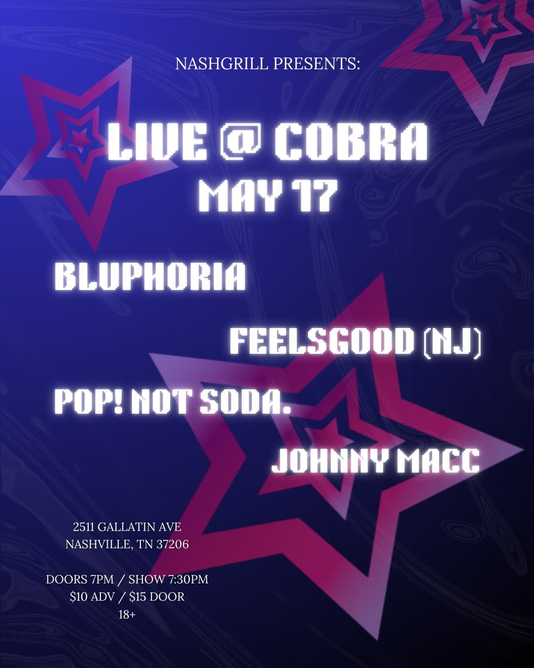 Bluphoria // FEELSGOOD // Pop! Not Soda. // Johnny Macc