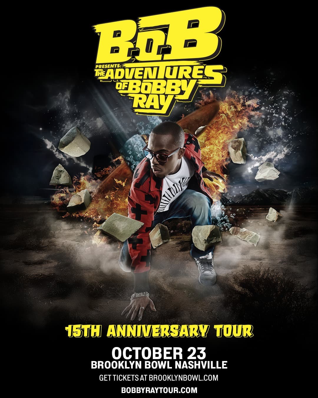 B.o.B - Adventures of Bobby Ray 15th Anniversary Tour