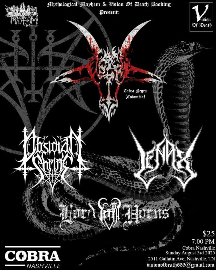 Cabra Negra // Obsidian Shrine // Lenax // Lord of Horns