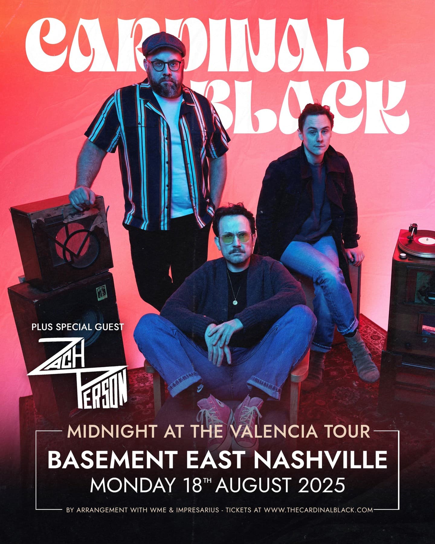Cardinal Black // Zach Person - Midnight At The Valencia Tour 2025