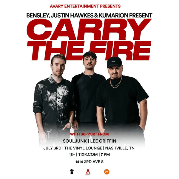 Carry the Fire: Justin Hawkes, Kumarion, & Bensley