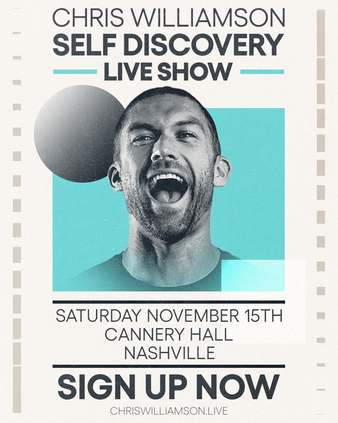 Chris Williamson - Self Discovery Live Show