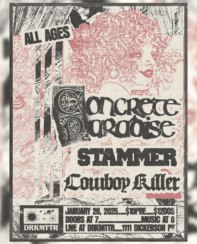 Concrete Paradise // STAMMER // Cowboy Killer