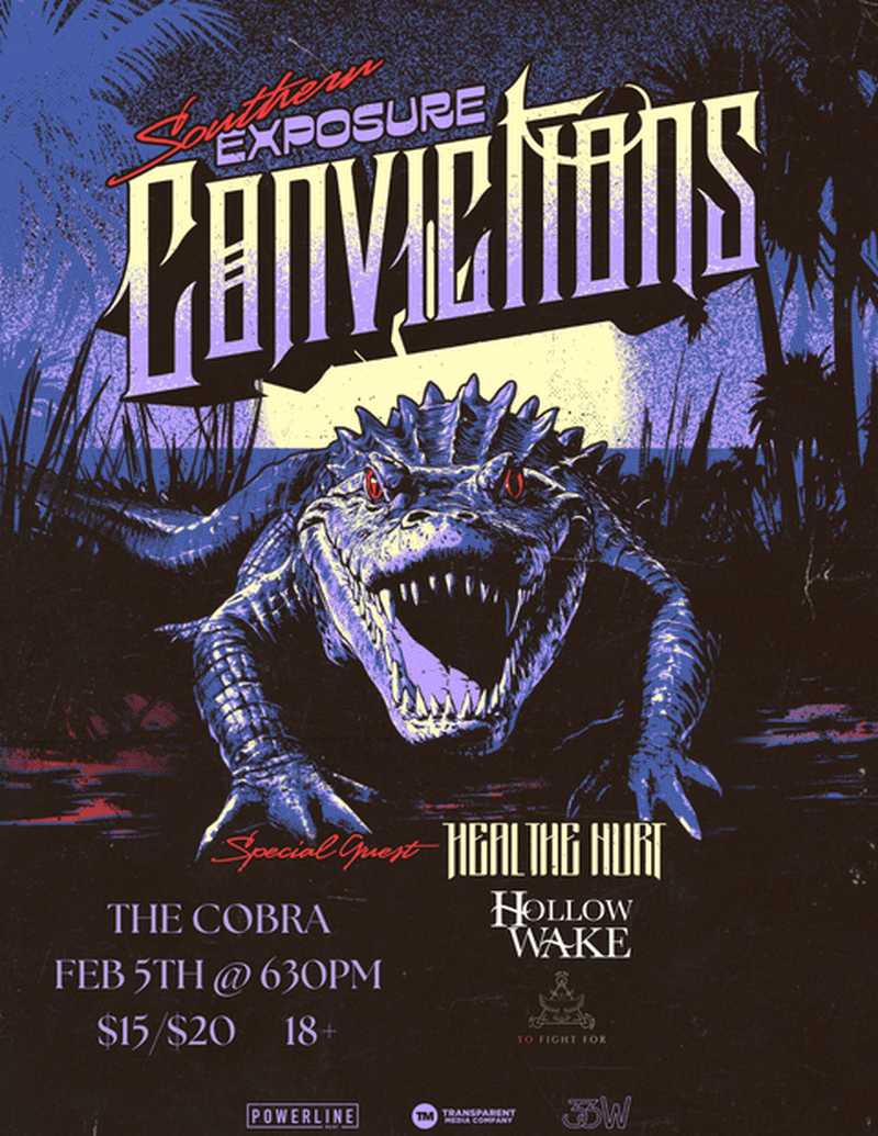 Convictions // Heal the Hurt // Hollow Wake // To Fight For