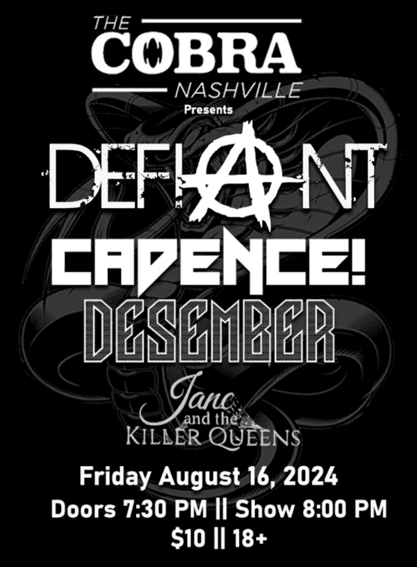 Definant // Desember // Jane & the Killer Queens