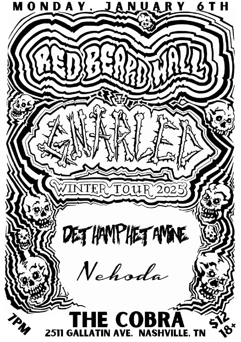 Dethamphetamine // Red Beard Wall // Gnarled // Nehoda