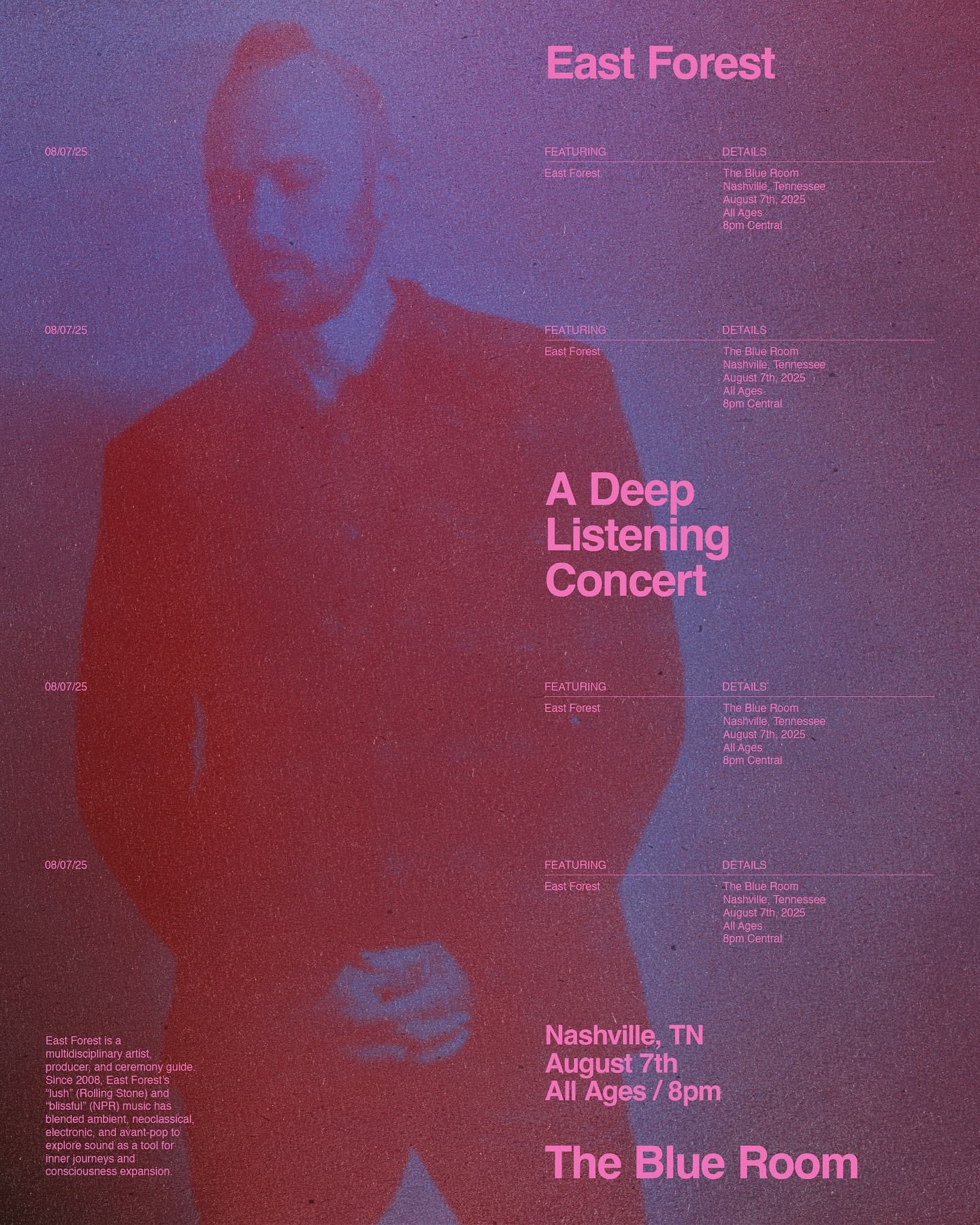 East Forest - A Deep Listening Concert