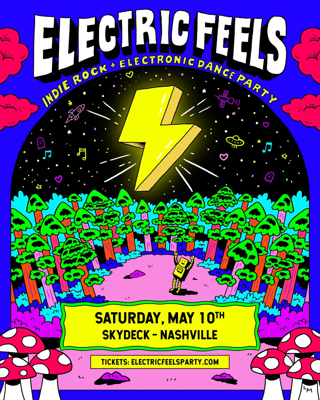 Electric Feels: Indie Rock + Indie Dance Party