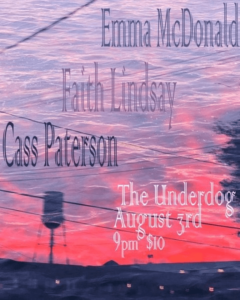 Emma McDonald // Faith Lindsay // Cass Paterson