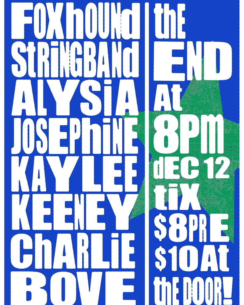 Foxhound Stringband // Alysia Josephine // Kaylee Keeney // Charlie Bove