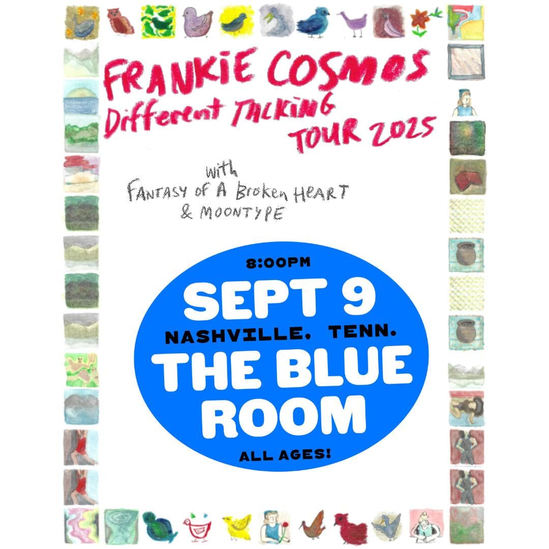 Frankie Cosmos // Fantasy of a Broken Heart // Moontype - Different Talking Tour 2025