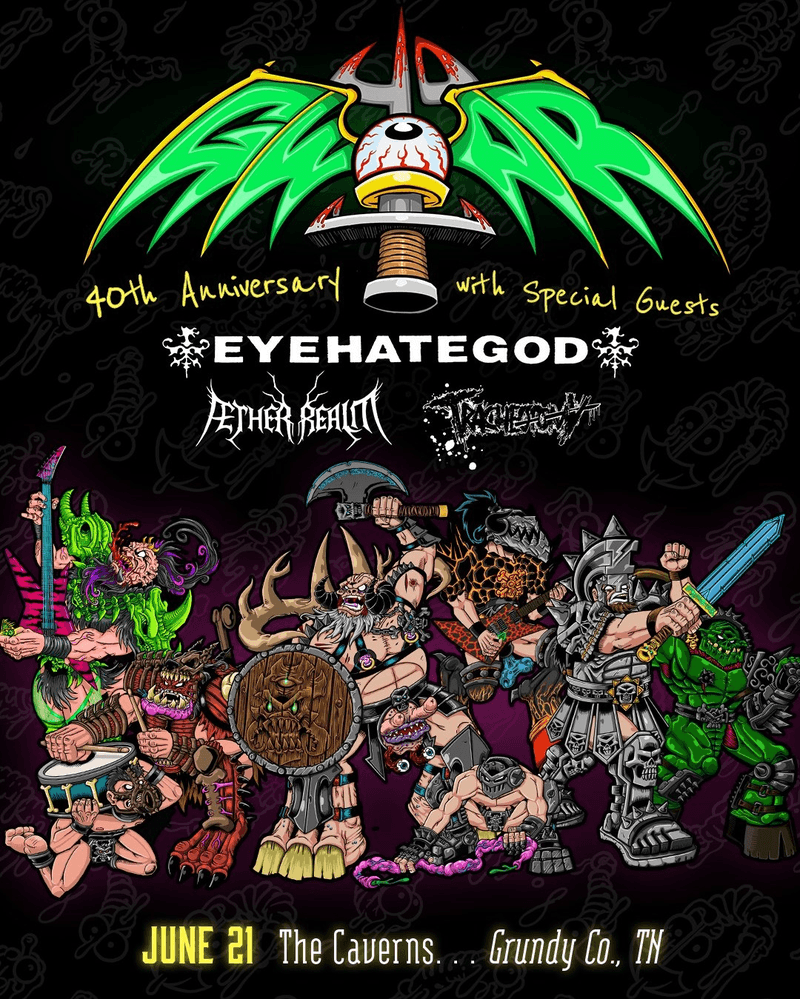 GWAR // EYEHATEGOD // Aether Realm // TRACHEOTOMY