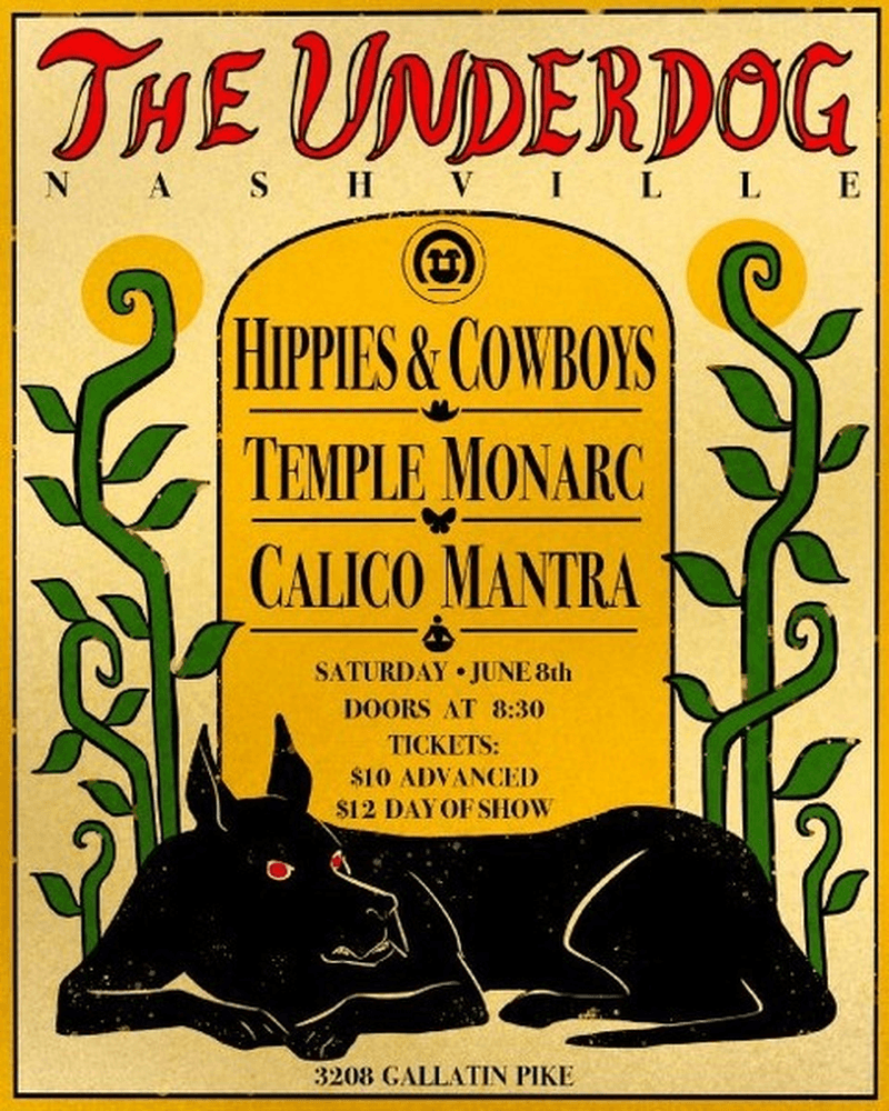 Hippies & Cowboys // Temple Monarc // Calico Mantra