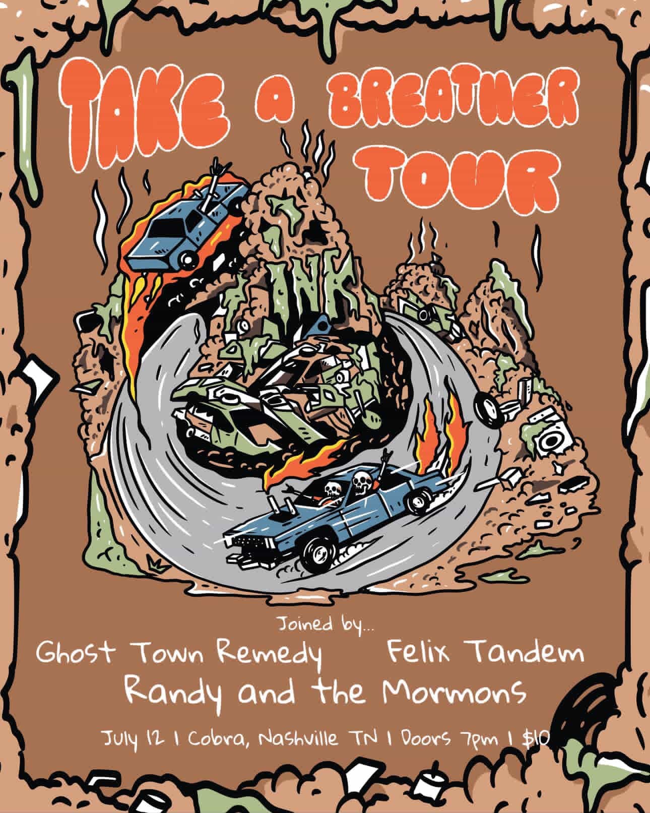 Ink // Randy & the Mormons // Felix Tandem // Ghost Town Remedy