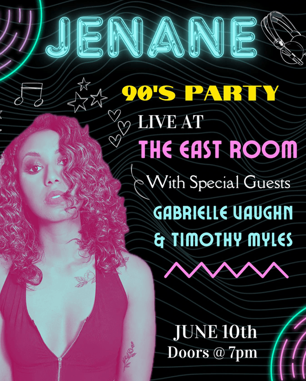 Jenane 90's Party feat: Timothy Myles and Gabrielle Vaughn
