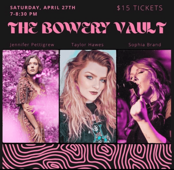 Jennifer Pettigrew // Taylor Hawes // Sophia Brand