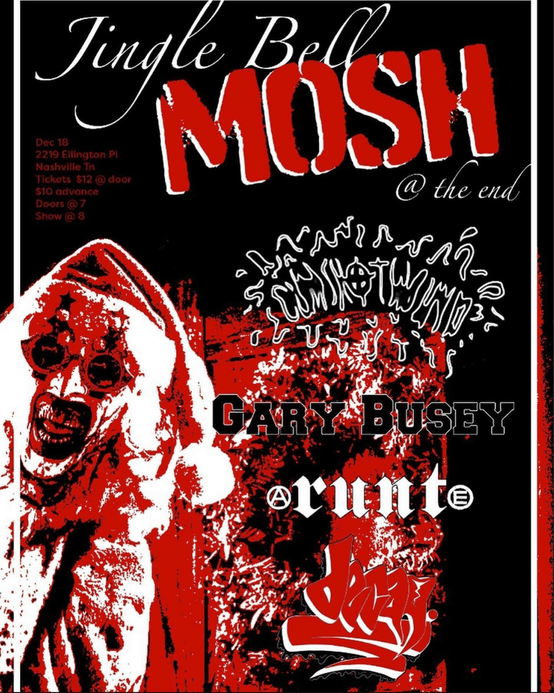 Jingle Bell Mosh feat. Decay! // Cumshot Wound // Gary Busey // Runt