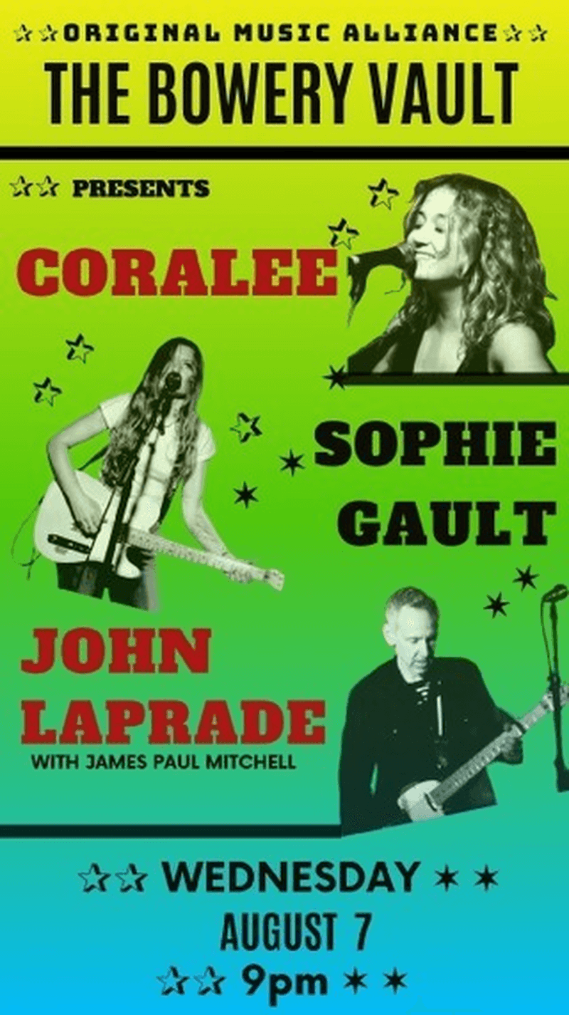 John Laprade // Coralee // Sophie Gault