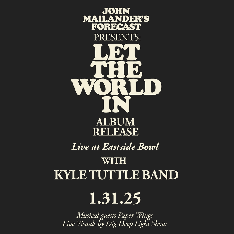John Mailander's Forecast // Kyle Tuttle Band // Paper Wings