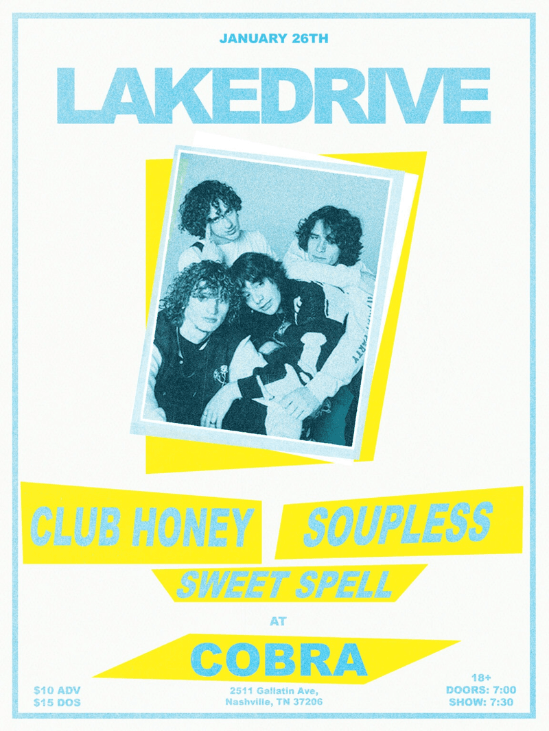 Lakedrive // Club Honey // Soupless // Sweet Spell
