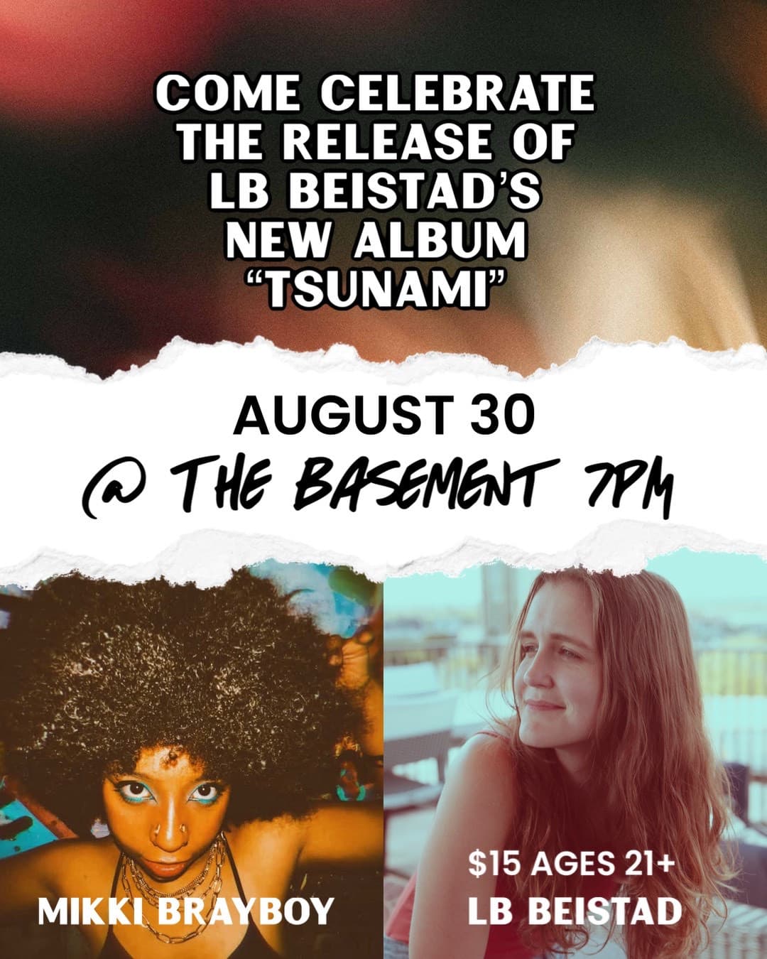 LB Beistad // Mikki Brayboy – "Tsunami" Album Release