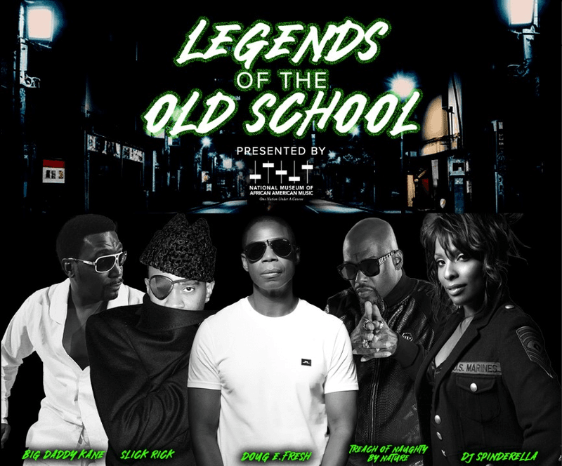 Legends of The Old School featuring Doug E. Fresh, Slick Rick & more