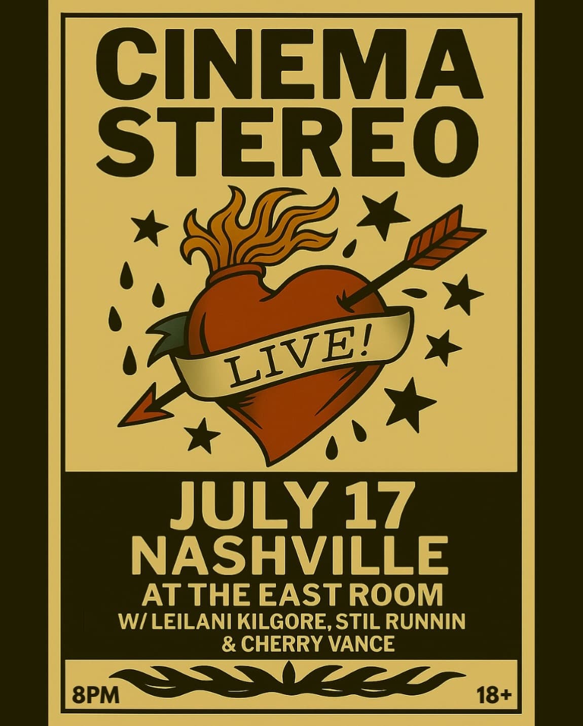 Leilani Kilgore // Cinema Stereo // Stil Runnin // Cherry Vance