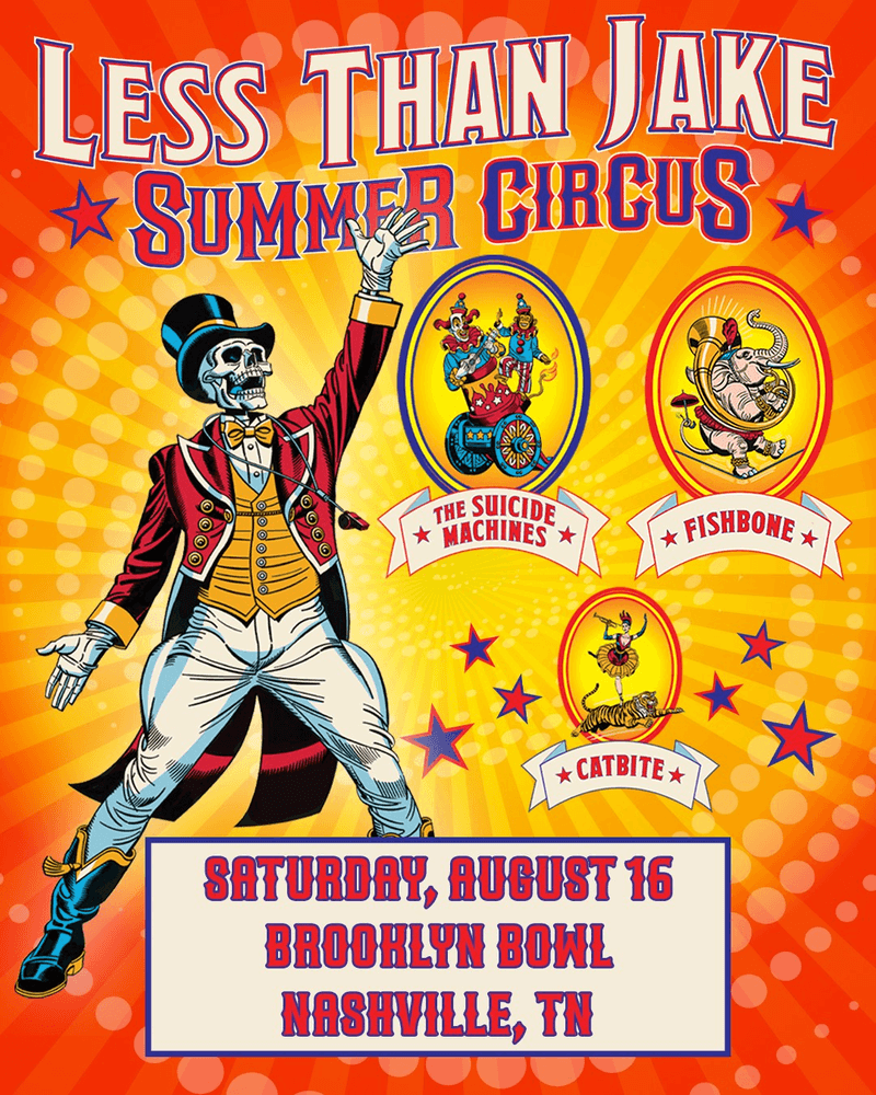 Less Than Jake // The Suicide Machines // Fishbone // Catbite - Summer Circus