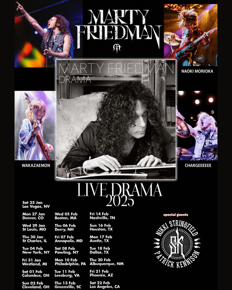 Marty Friedman // Nikki Stringfield // Patrick Kennison