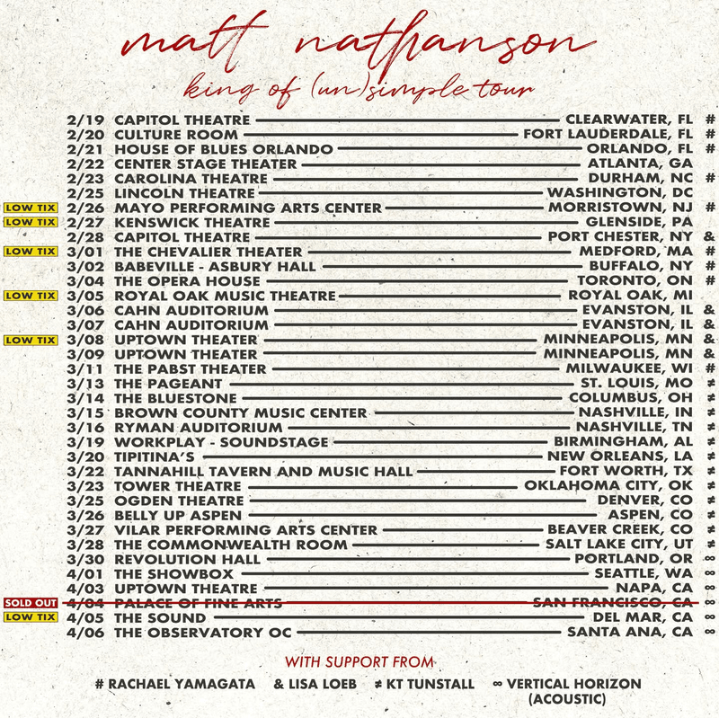 Matt Nathanson // KT Tunstall