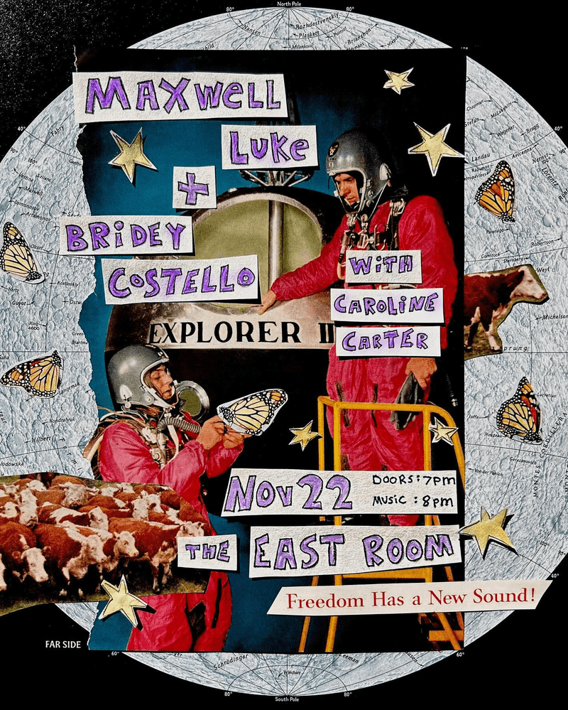 Maxwell Luke // Bridey Costello // Caroline Carter