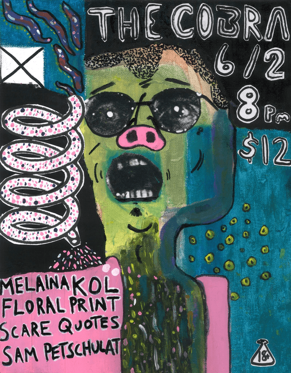 Melaina Kol // Floral Print // Scare Quotes // Sam Petschulat